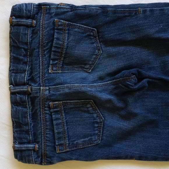 old navy the boyfriend cropped distressed patchwork denim jeans 3T toddler girls - Picture 8 of 8